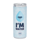 Lata agua Aluminio 25cl - Etiqueta adhesiva a todo color