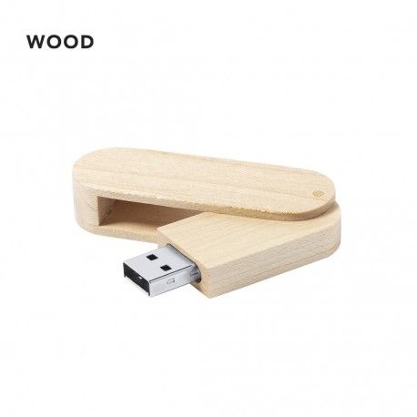 Memorias USB Giratoria Madera